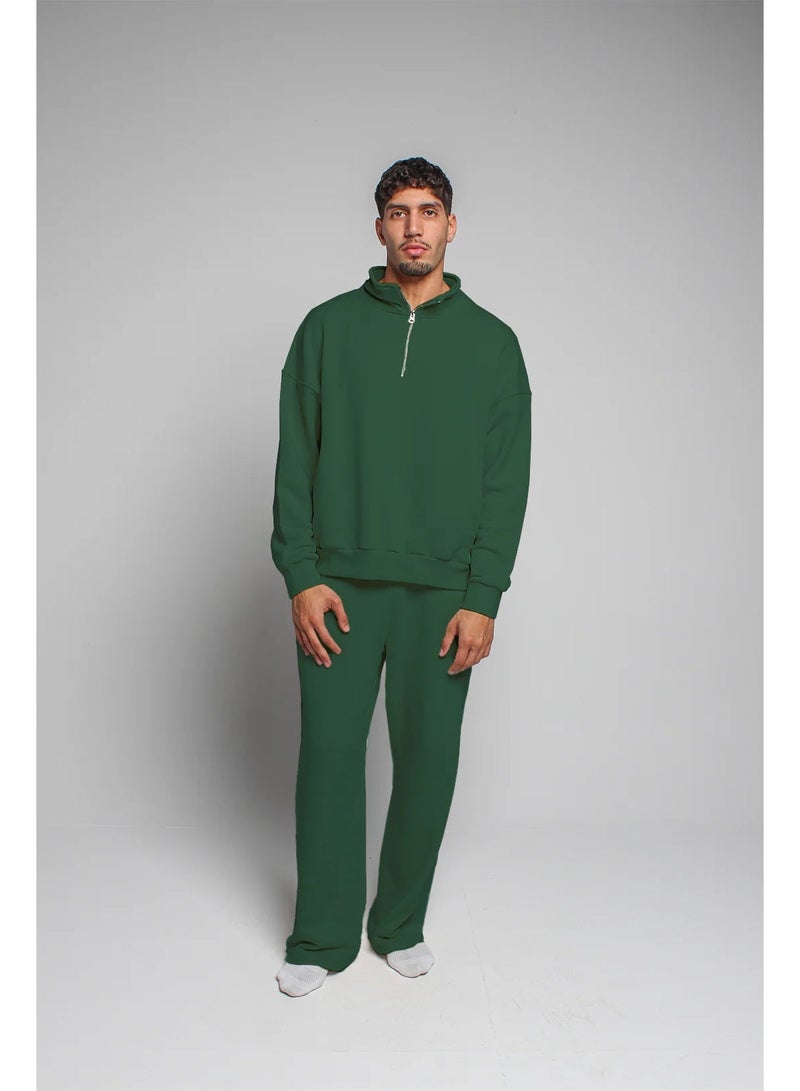 Basic Look Quarter zip Milton Sweatshirt - Image 1